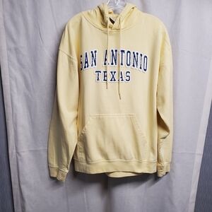 San Antonio Texas Women's Yellow Hoodie